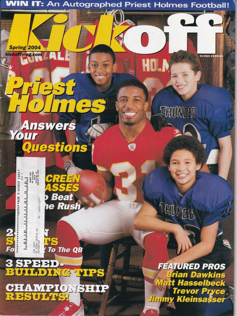 Kickoff Magazine Priest Holmes Brian Dawkins Spring 2004 021219nonr