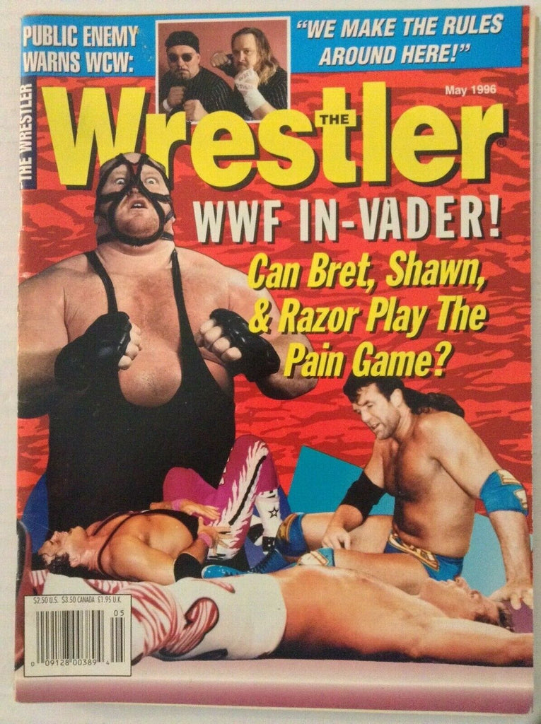 The Wrestler Magazine Sid Vicious Public Enemy May 1996 022319nonrh