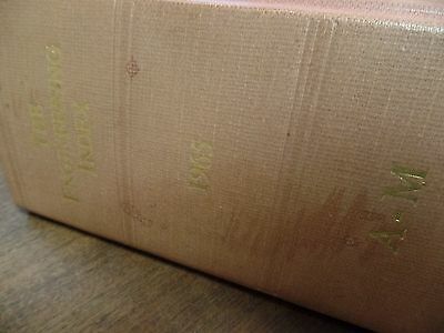 The Engineering Index 1965 A-M VOL 1 HUGE BOOK Ex-FAA Library 011816ame2