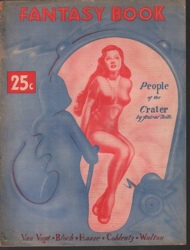 Fantasy Book Vol 1 #1 1947 People of the Crater Andrew North Van Vogt 090220ame