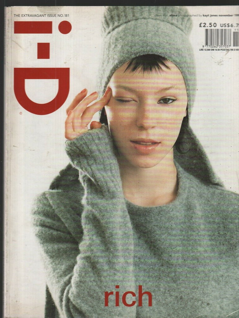 i-D Pop Culture Magazine November 1998 Jean Paul Gautlier Justin Smith 020421ame
