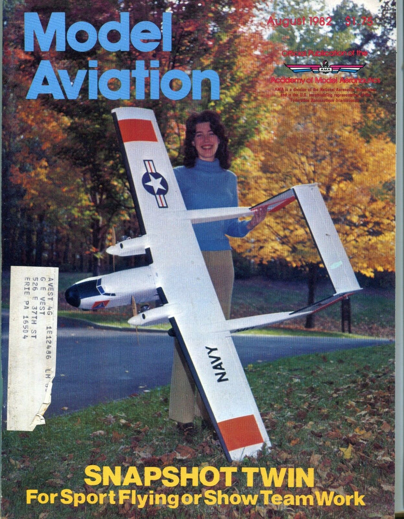 Model Aviation Magazine August 1982 Snapshot Twin EX w/ML 050117nonjhe