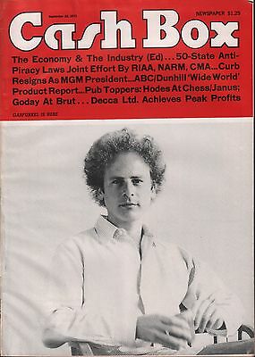 Cash Box September 22 1973 Art Garfunkel EX 120115DBE