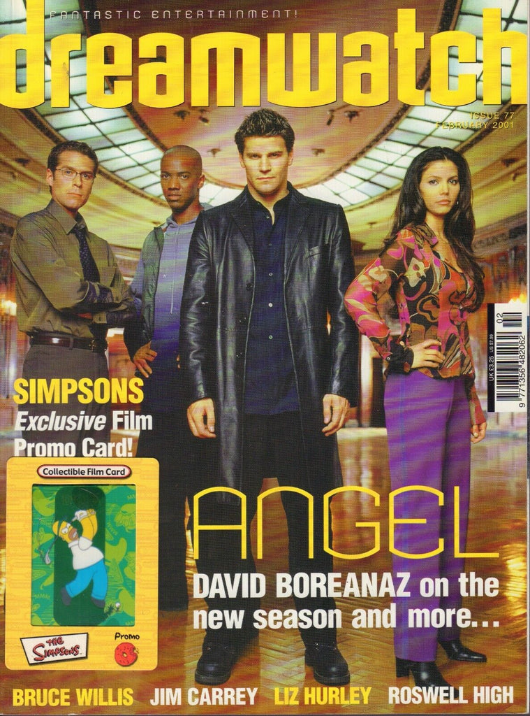 Dreamwatch February 2001 Angel, Jim Carrey 040617nonDBE