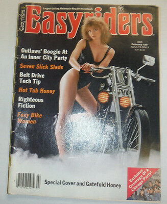 Easyrider Magazine Seven Slick Sleds February 1987 020915R2