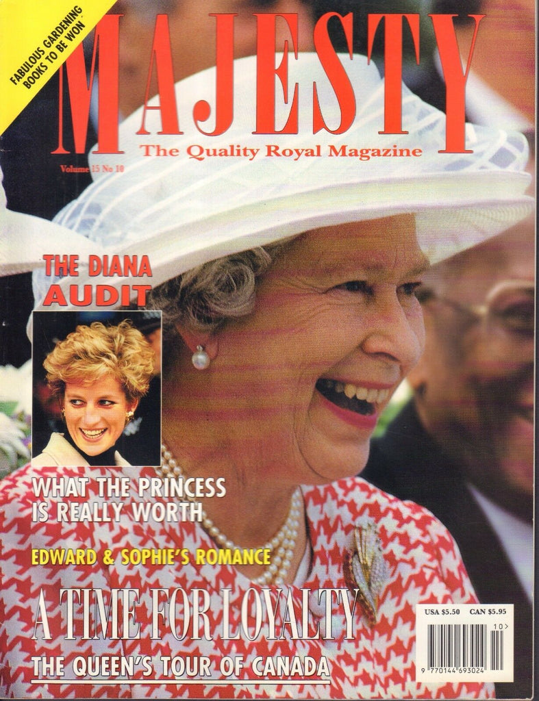 Majesty October 1994 Queen Elizabeth Princess Diana 101917nonDBE