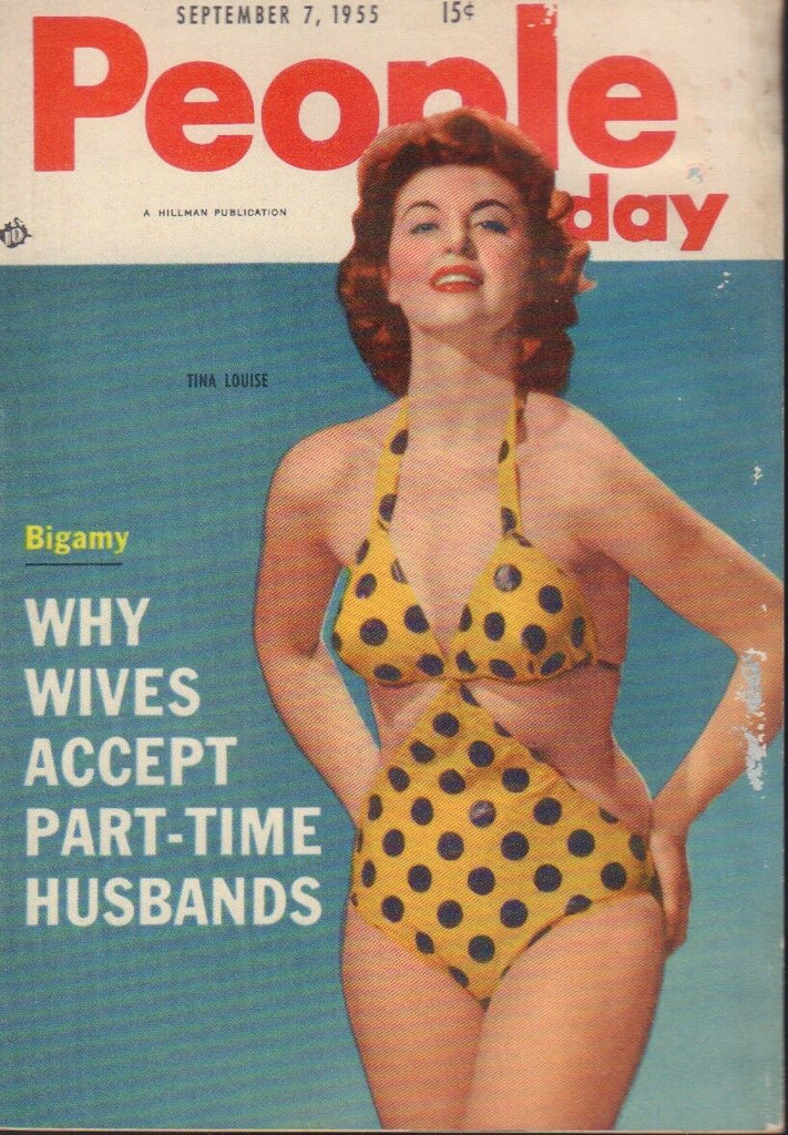 People Today Digest September 7 1955 Tina Louise Cheesecake Pin Up 091318AME2