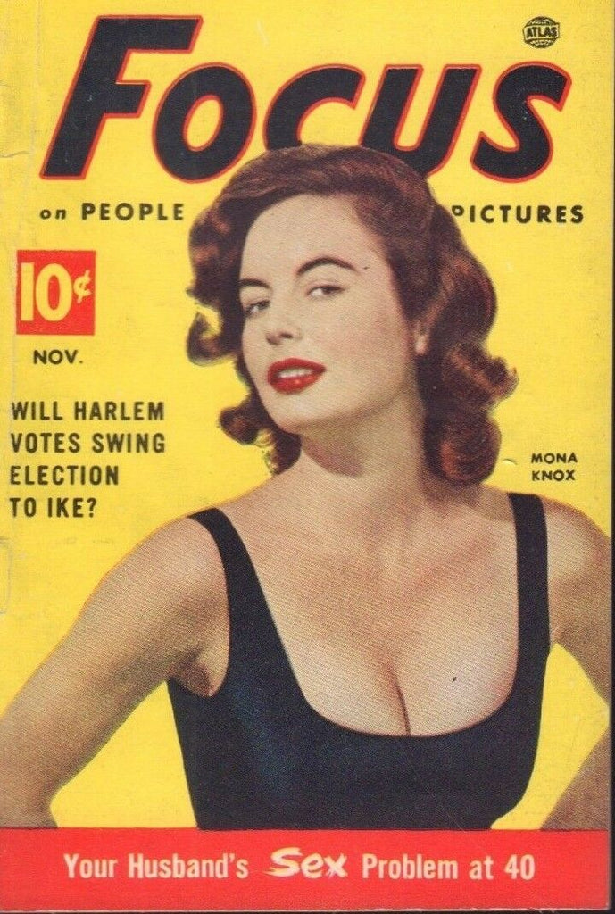 Focus Digest November 1952 Mona Knox Cheesecake Pin Up 091318AME2