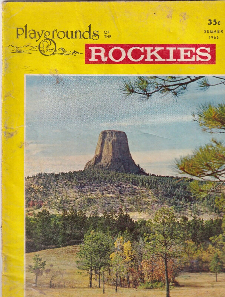 Playgrounds Of The Rockies Mag Tourise Brochure Summer 1966 090419nonr