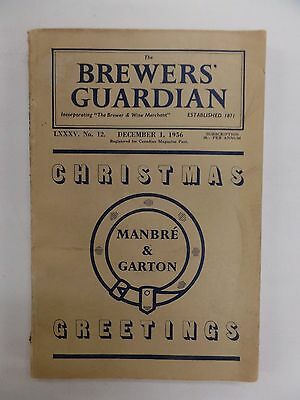 The Brewers Guardian December 1 1956 Christmas Greetings VG 081016DBE