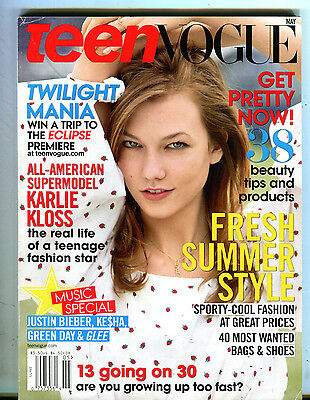 Teen Vogue Magazine May 2010 Karlie Kloss EX 071216jhe