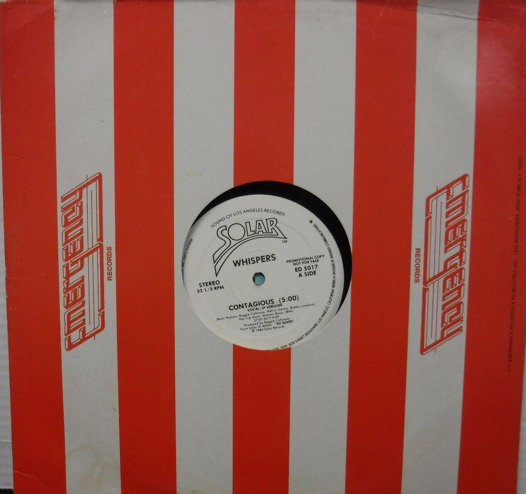 Whispers Contagious 33RPM PROMO ED5017 010717LLE#2