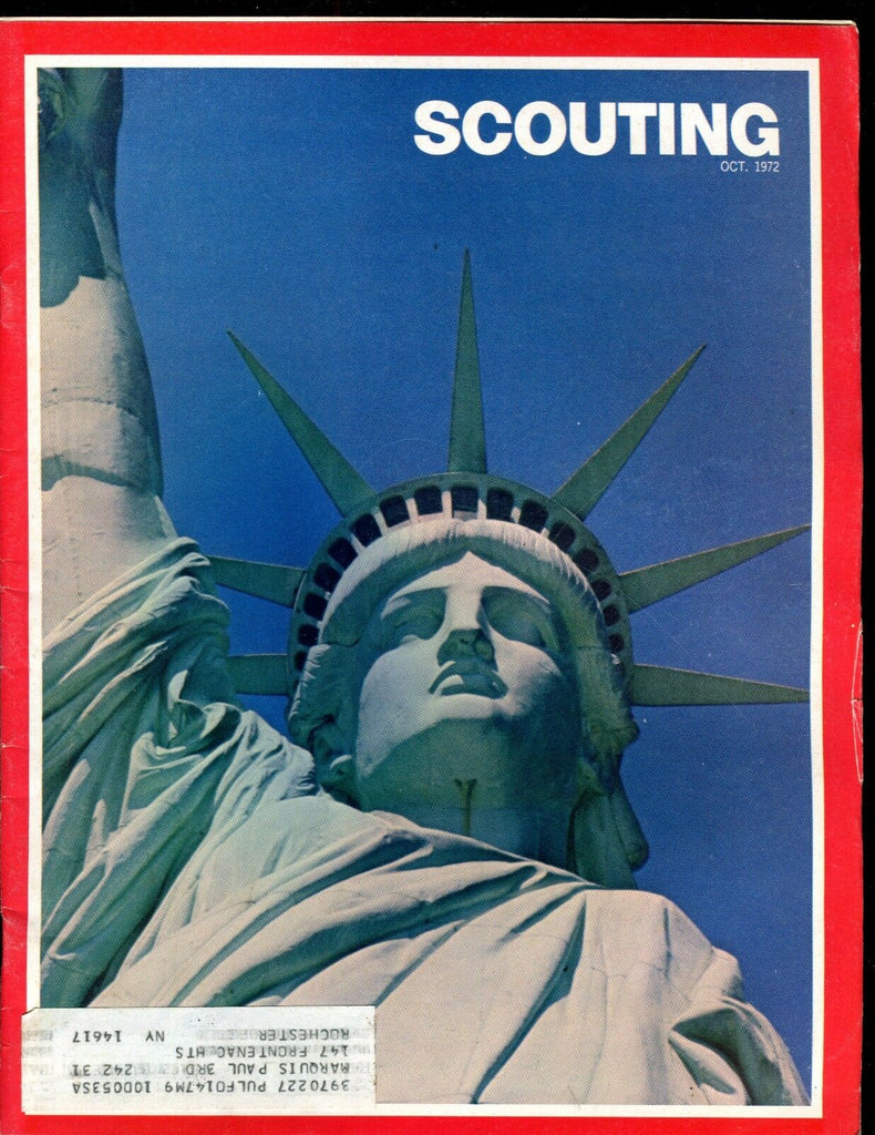 Scouting Magazine October 1972 Statue Of Liberty EX w/ML 010917jhe