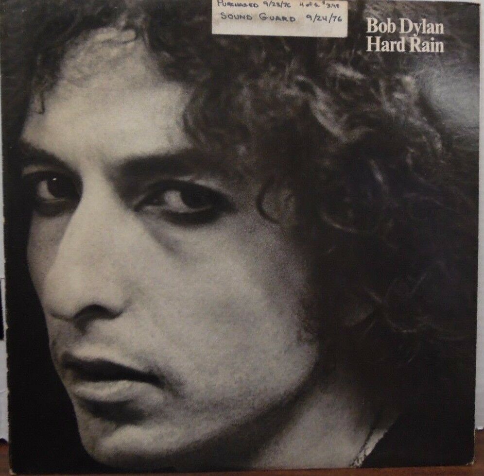 Bob Dylan Hard Rain 33RPM Al-34349 Columbia Records 091216LLE