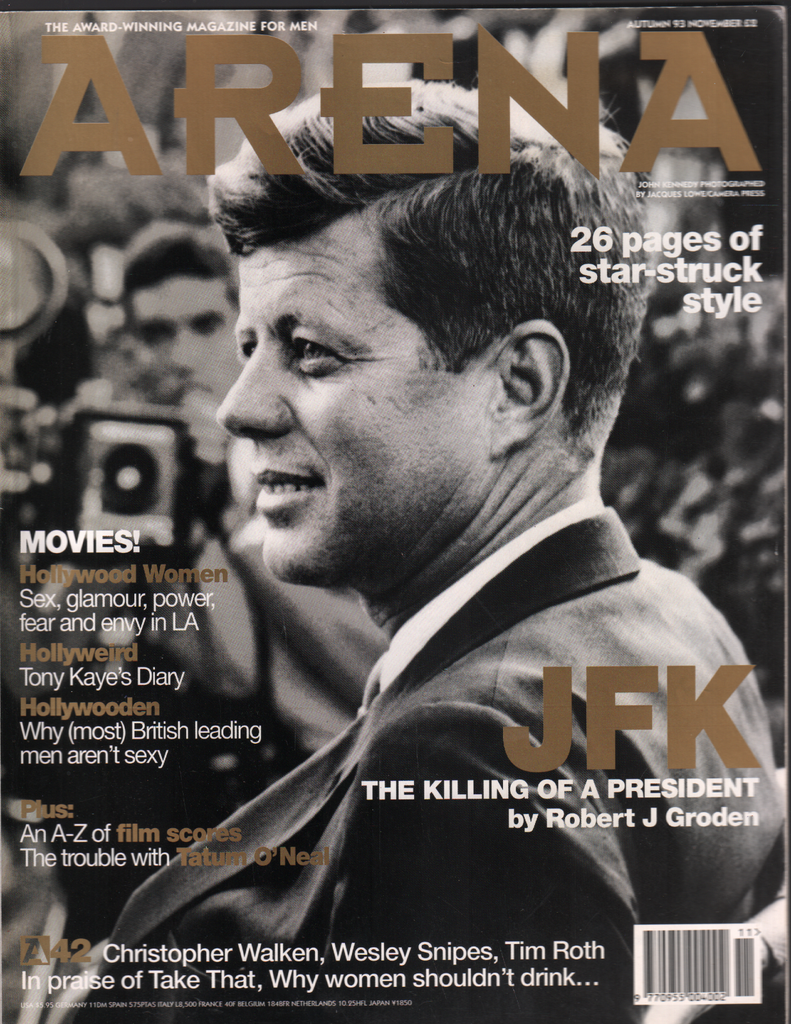 Arena Magazine #42 Autumn 1993 John F Kennedy JFK Christpher Walken 071720AME