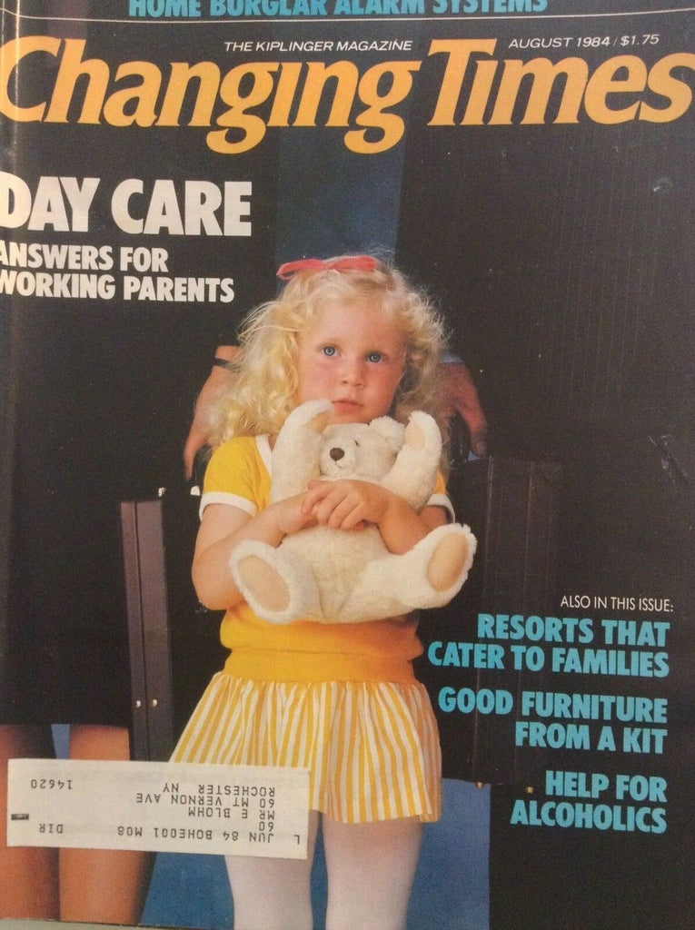 Changing Times Magazine Day Care For Working Parents August 1984 042118nonrh