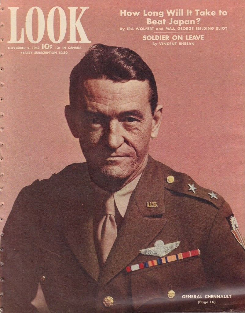 Look November 2 1943 General Chennault IRA Wolfert Vincent Sheean 011419DBE