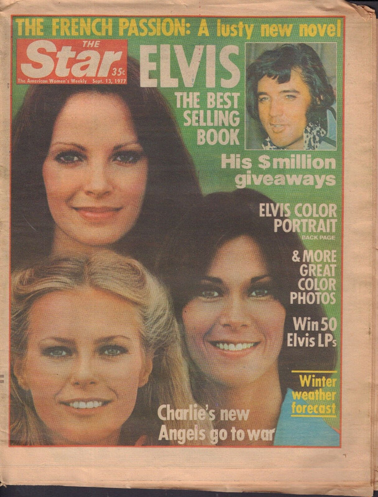 The Star Newspaper September 13 1977 Elvis Presley Charlie's Angels 072417nonjhe