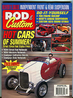 Rod & Custom Magazine December 1998 Hot Cars Of Summer! EX 021816jhe