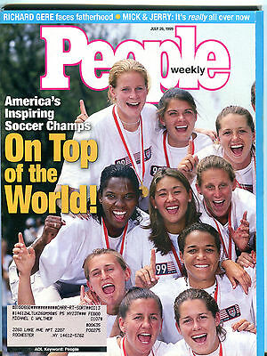 People Magazine July 26 1999 America's Soccer Champs Mia Hamm EX 012116jhe
