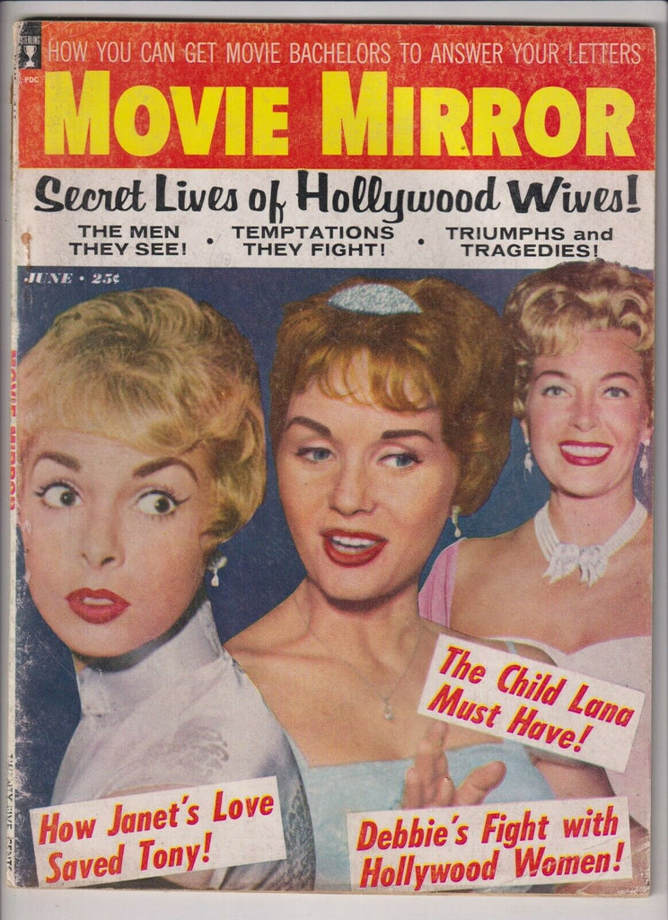 Movie Mirror Mag Janet Leigh Debbie Reynolds Lana Turner June 1961 111219nonr2