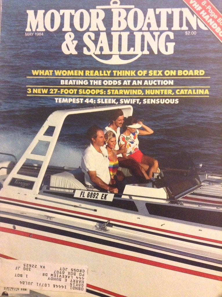 Motor Boating & Sailing Magazine What Women Think May 1984 101217nonrh3