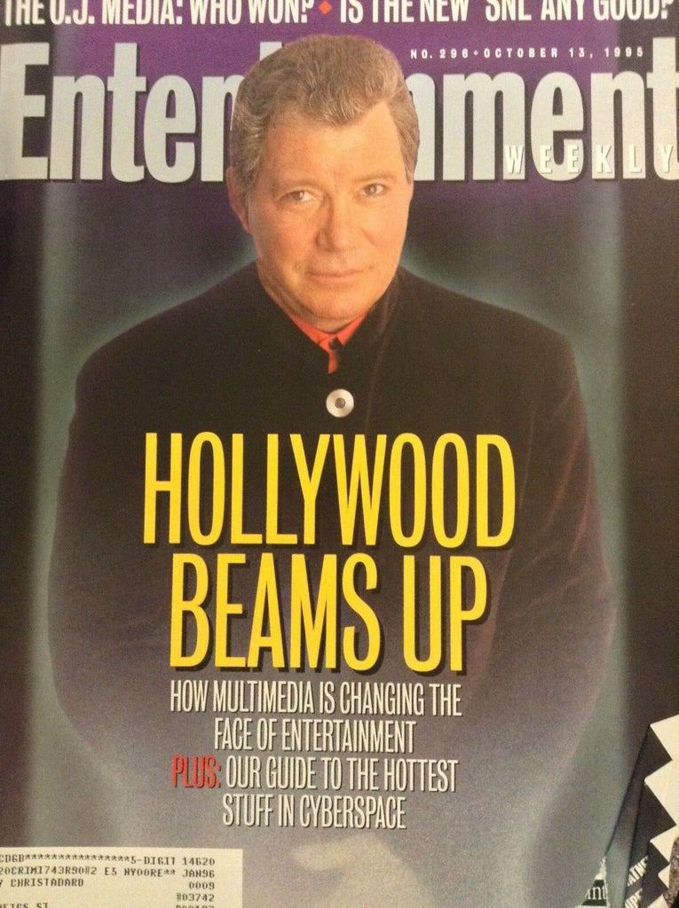 Entertainment Weekly Magazine William Shatner October 13, 1995 081218nonrh