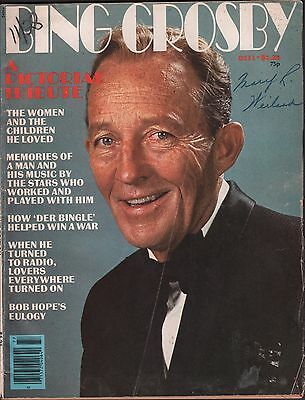 Bing Crosby Photo Album Dell Spotlight 1977 VG 010616DBE