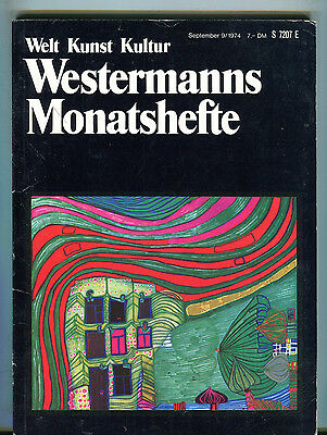 Westermanns Monatshefte German Magazine September 9 1974 EX 071516jhe