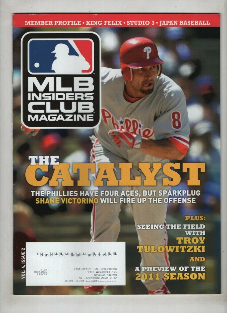 MLB Insider's Club Mag Shane Victorino King Felix Vol.4 No.2 2011 021721nonr
