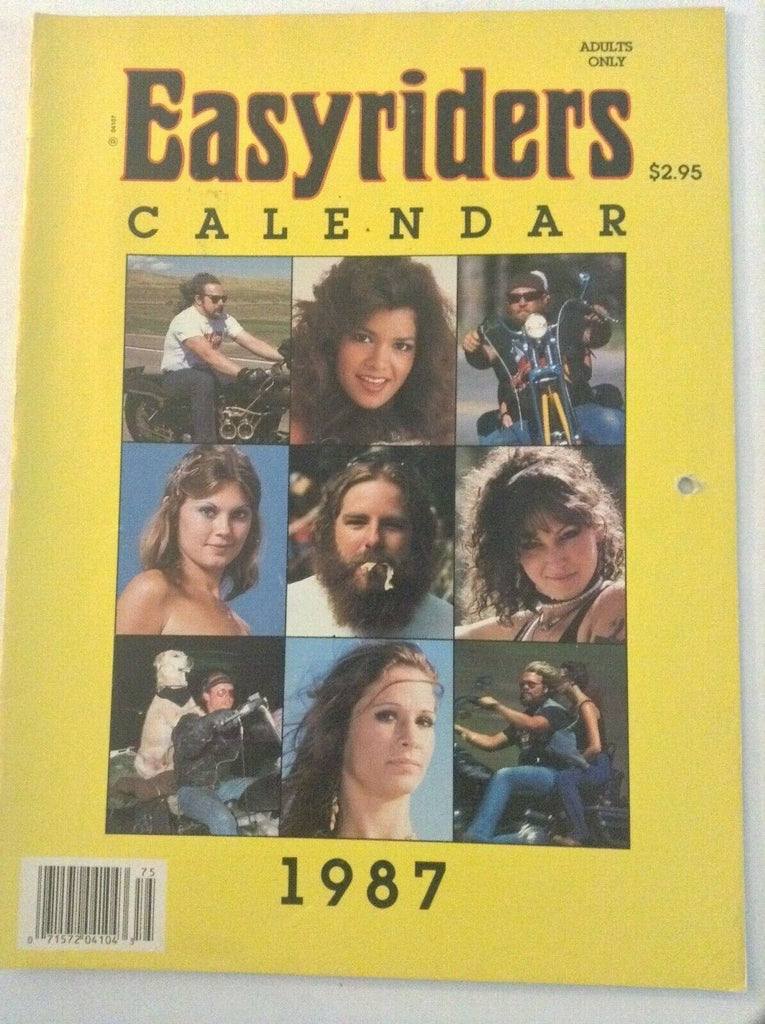 Easyriders Motorcycle Calendar 1987 041119nonrh