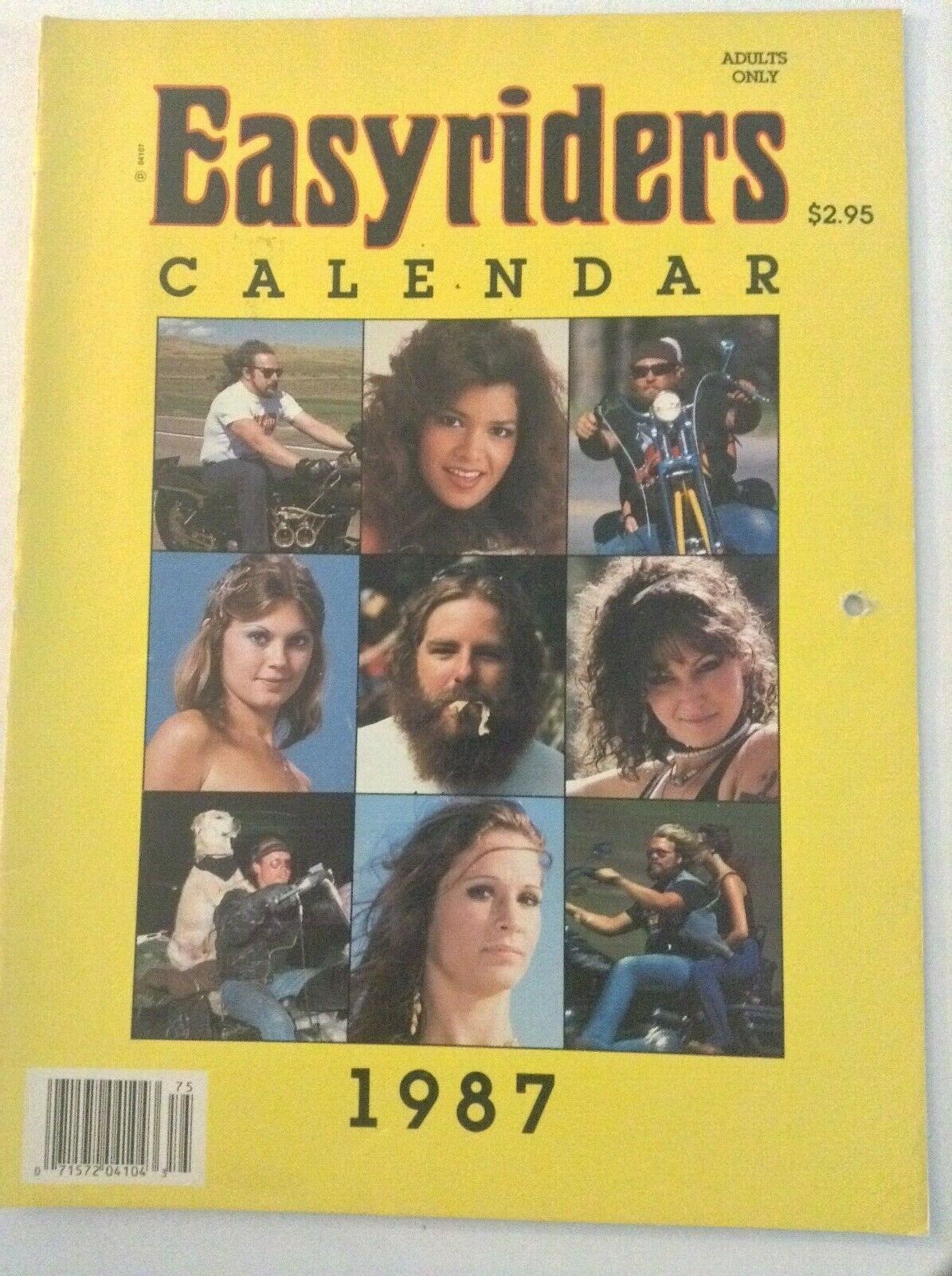 Easyriders Motorcycle Calendar 1987 041119nonrh – mr-magazine-hobby