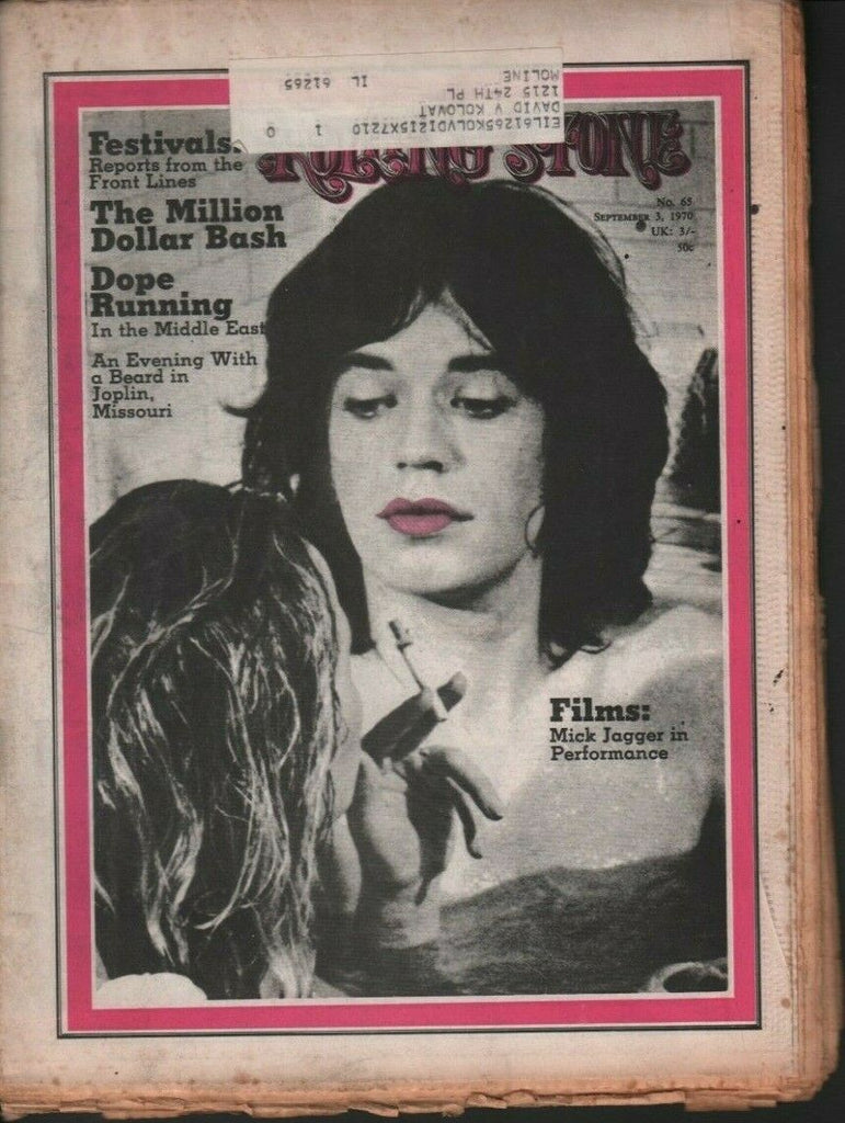 Rolling Stone Magazine September 3 1970 Mick Jagger 121119AME