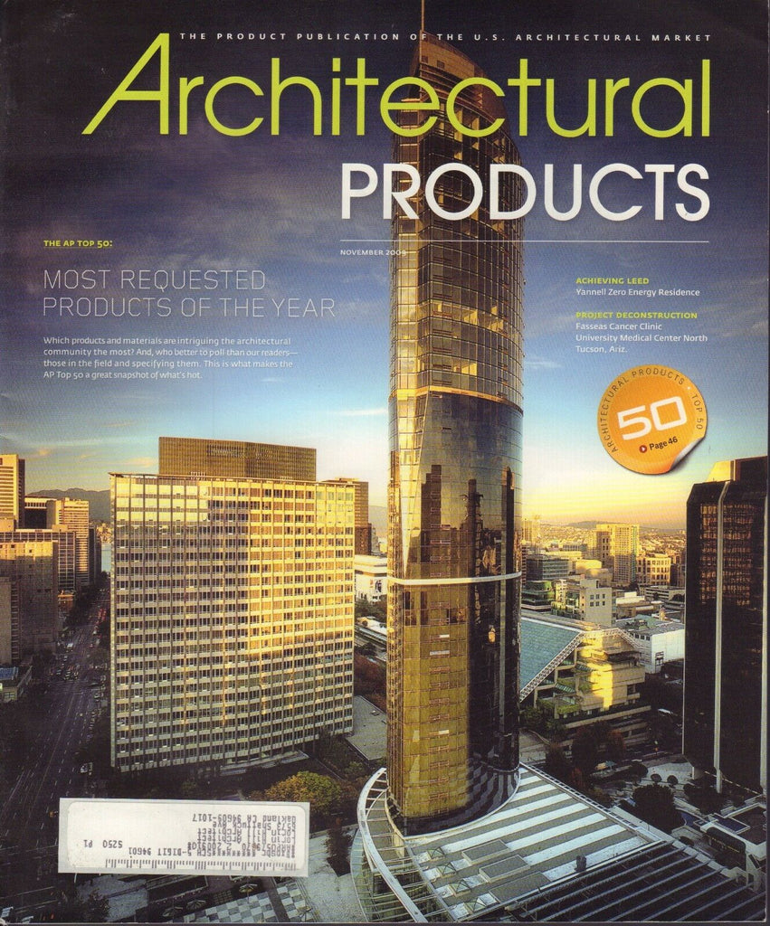 Architectural Products Magazine November 2009 Fasseas Cancer Clinic 072317nonjhe