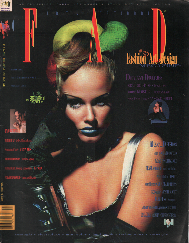 FAD Issue #35 Summer 1995 Craig Scoffone Doris Kloster Elvis Costello 040720DBE