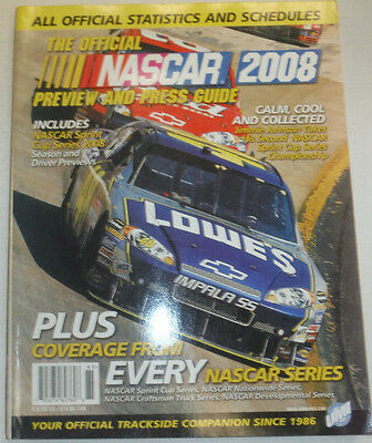 Nascar Magazine Jimmie Johnson Nascar Sprint Cup 2008 121014R