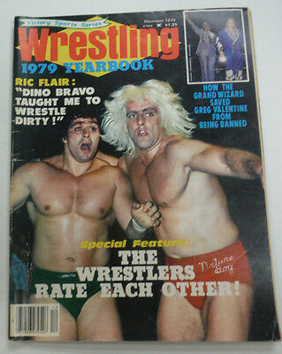 Wrestling Yearbook Magazine Ric Flair Dino Brave December 1979 062615R2