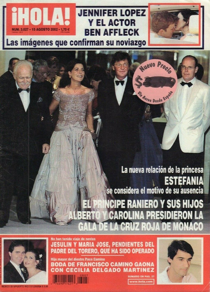HOLA Spanish Magazine August 15 2002 Jennifer Lopez Ben Affleck 021819DBE
