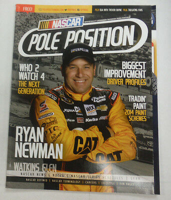 Nascar Pole Position Magazine Ryan Newman & Driver Profiles August 2014 060515R