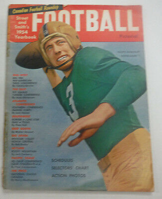 Football Magazine Ralph Guglielmi & The Big Ten 1954 Vintage 061615R