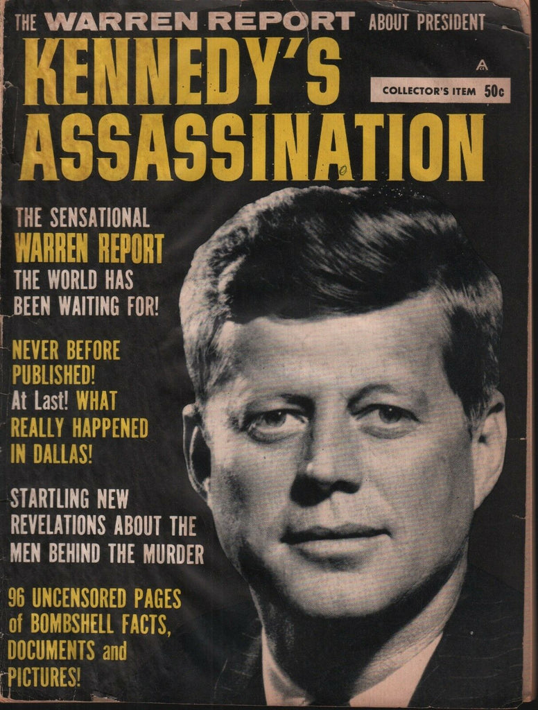 Kennedy's Assassination The Warren Report Vintage Magazine 101218AME