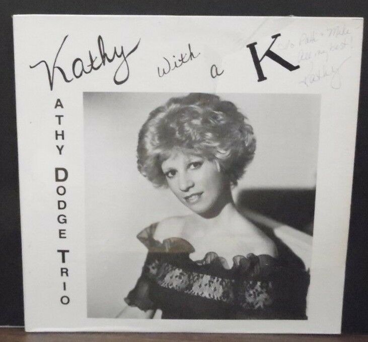 Kathy with a K Kathy Dodge Trio signed with COA 112518LLE