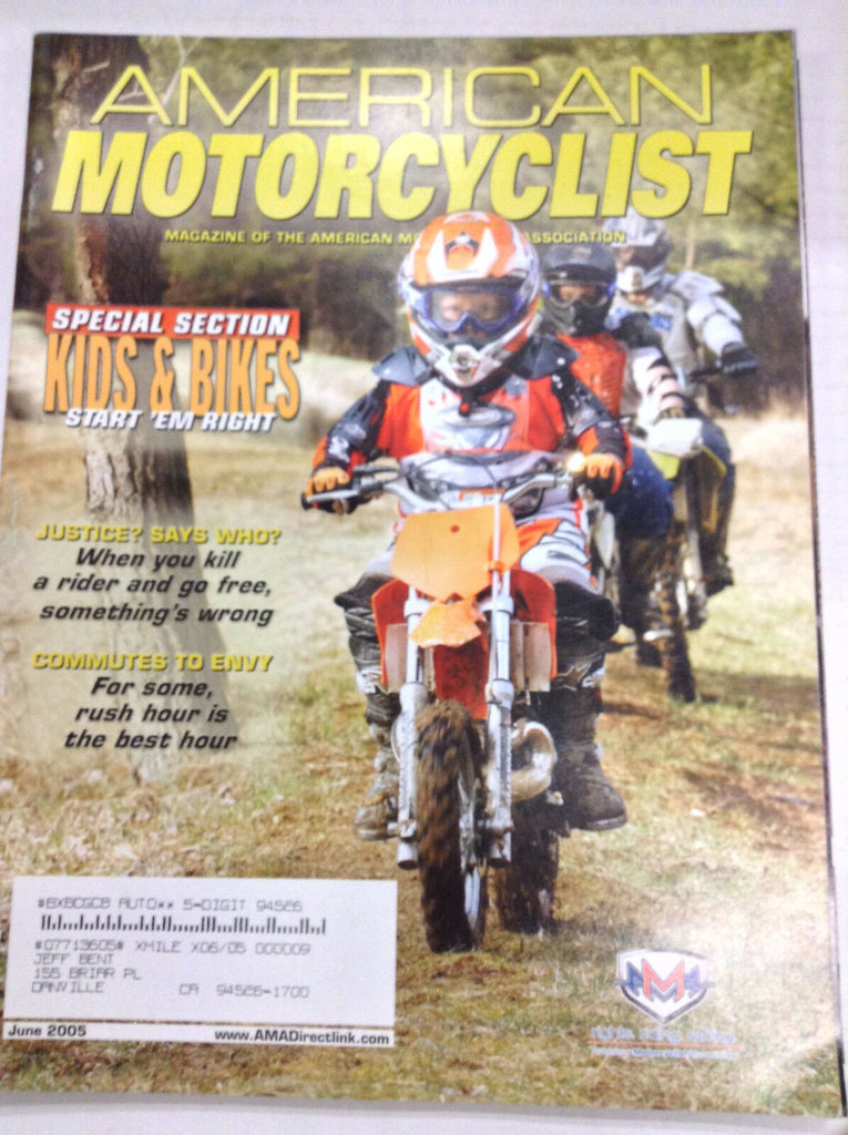 American Motorcyclist Magazine Justice Say Who June 2005 040617nonr