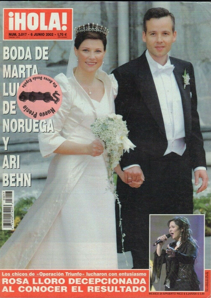 HOLA Spanish Magazine June 2002 #3.017 Marta Lui Ari Behn Rosa Lloro 021819DBE
