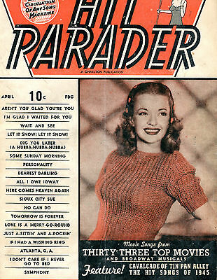Vintage Hit Parader Song Magazine Movie Songs VG 071216jhe