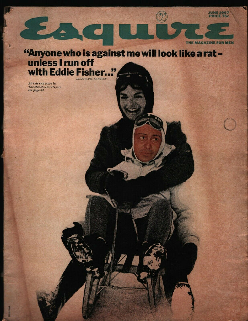 Esquire Magazine June 1967 Jacqueline Kennedy Eddie Fisher 022521ame2