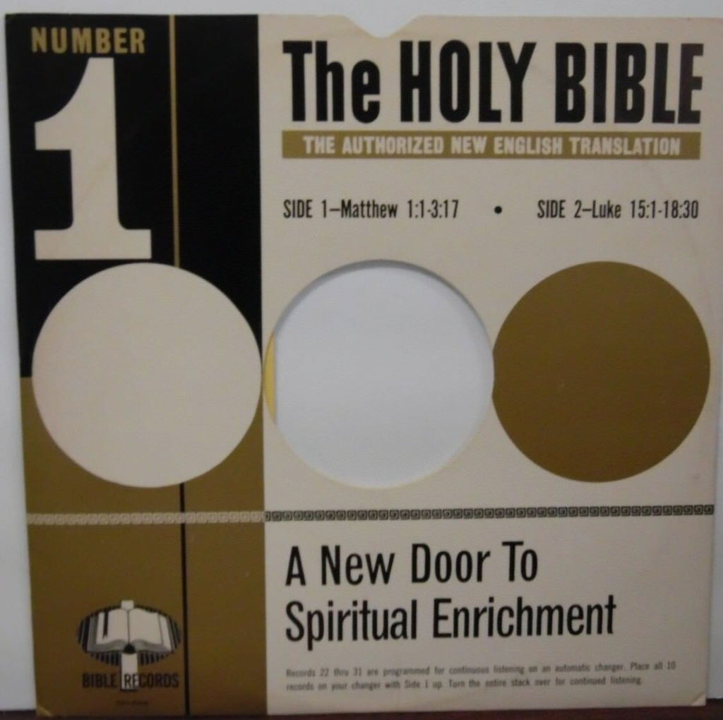The Holy Bible authorized New English Translation LP new sealed 031718LLE