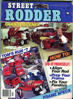 Street Rodder Magazine July 1984 Garage Scenes EX 020416jhe