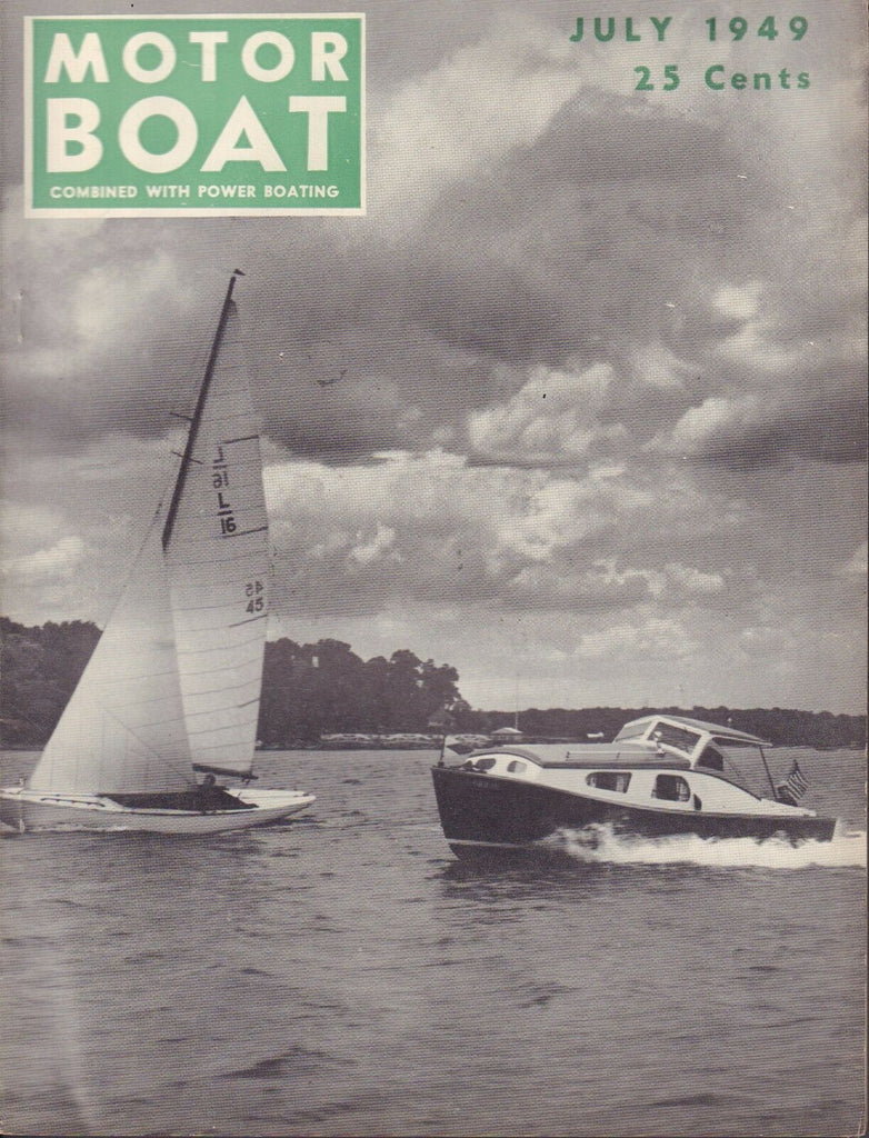 Motorboat July 1949 Chesapeake Lower Eastern Shore 041817nonDBE
