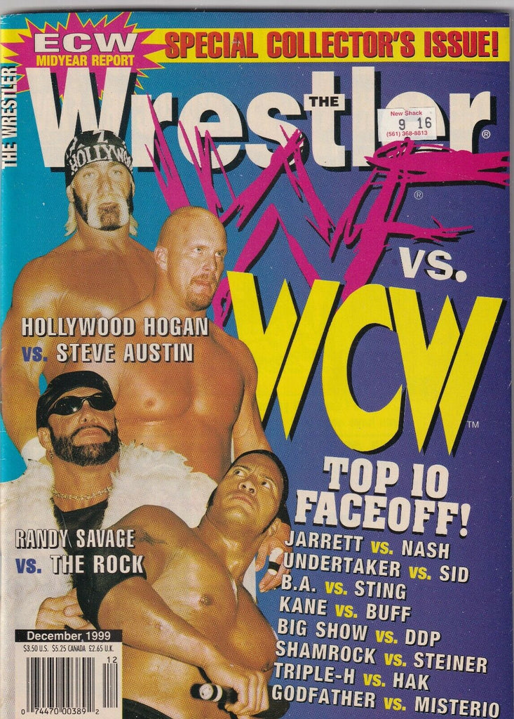 The Wrestler Magazine Stone Cold Hulk Hogan The Rock December 1999 062419nonr